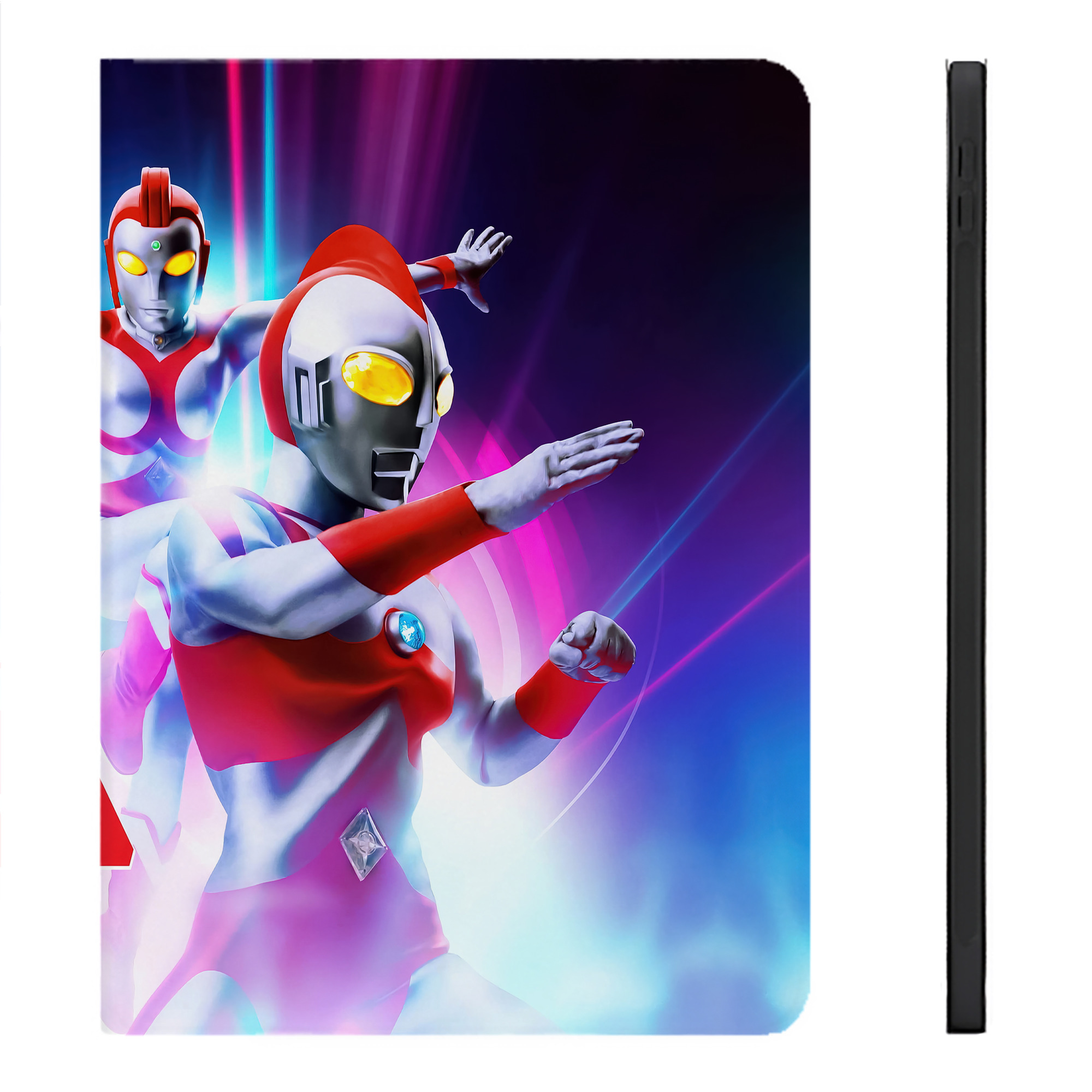 （画像用） ウルトラマン Ultraman IPadケース ペンホルダー付き ブックスタイルデザイン